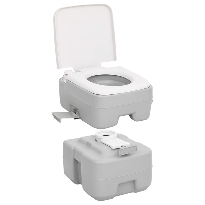 Set portabil cu toaletă și lavoar pentru camping WALTI