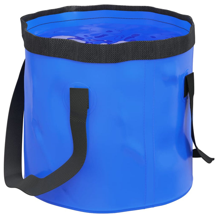 Găleți pliabile, 2 buc., albastru, 20 L, PVC WALTI