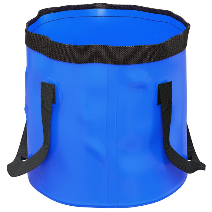 Găleți pliabile, 2 buc., albastru, 20 L, PVC WALTI