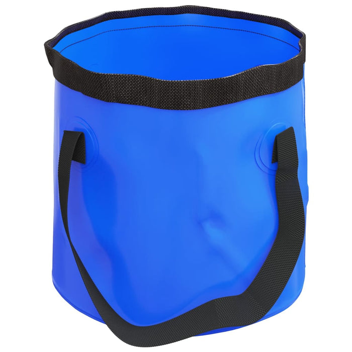 Găleți pliabile, 2 buc., albastru, 20 L, PVC WALTI