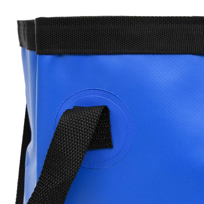 Găleți pliabile, 2 buc., albastru, 20 L, PVC WALTI