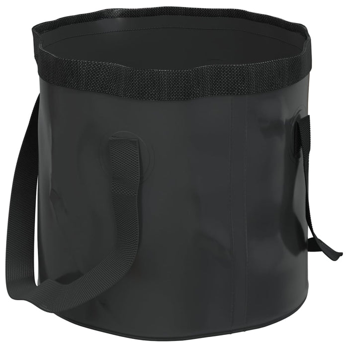 Găleți pliabile, 2 buc., negru, 30 L, PVC WALTI