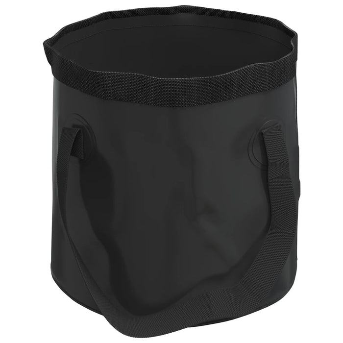 Găleți pliabile, 2 buc., negru, 30 L, PVC WALTI