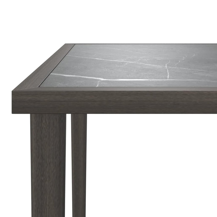 Set mobilier de grădină cu perne, 5 piese, gri, poliratan WALTI