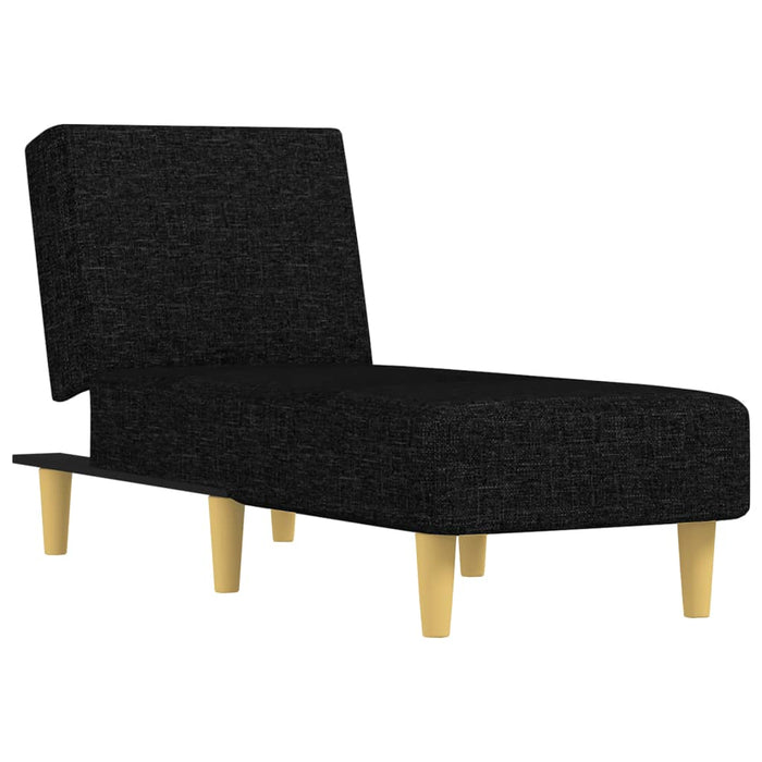 Șezlong, negru, material textil - WALTI WALTI