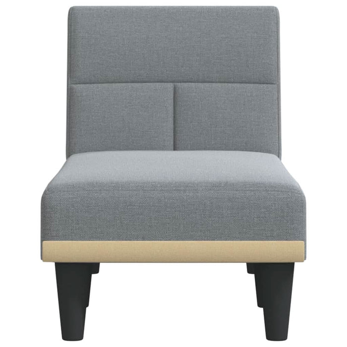 Șezlong, gri deschis, material textil - WALTI WALTI