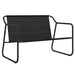 Set mobilier de grădină, cu perne, antracit, 4 piese, oțel - WALTI WALTI