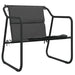 Set mobilier de grădină, cu perne, antracit, 4 piese, oțel - WALTI WALTI