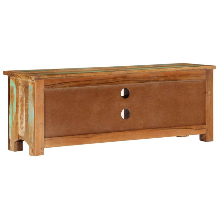 Comodă TV, 110x30x40 cm, lemn masiv reciclat WALTI