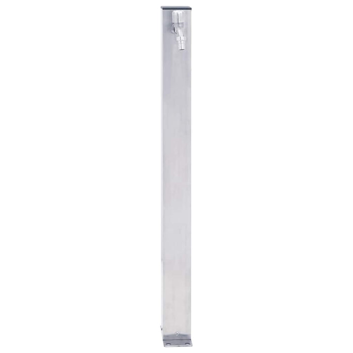 Coloană de apă de grădină, 40 cm, oțel inoxidabil, pătrat - WALTI WALTI