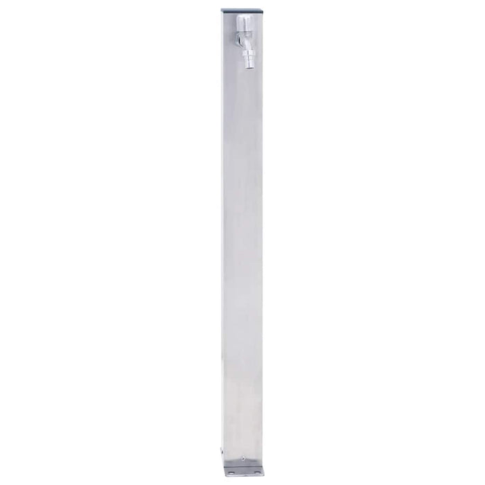 Coloană de apă de grădină, 60 cm, oțel inoxidabil, pătrat - WALTI WALTI