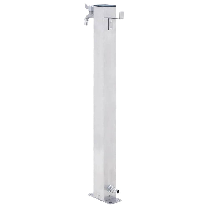 Coloană de apă de grădină, 60 cm, oțel inoxidabil, pătrat - WALTI WALTI