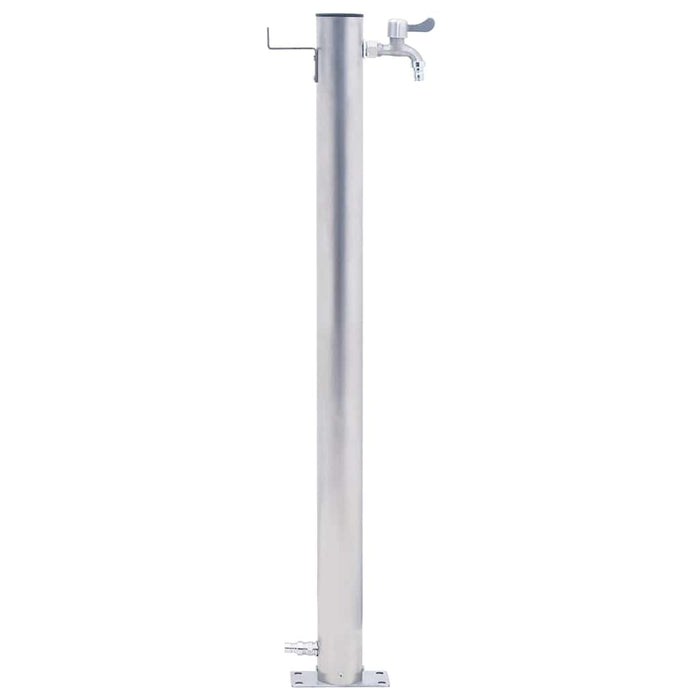 Coloană de apă de grădină, 60 cm, oțel inoxidabil, rotund - WALTI WALTI