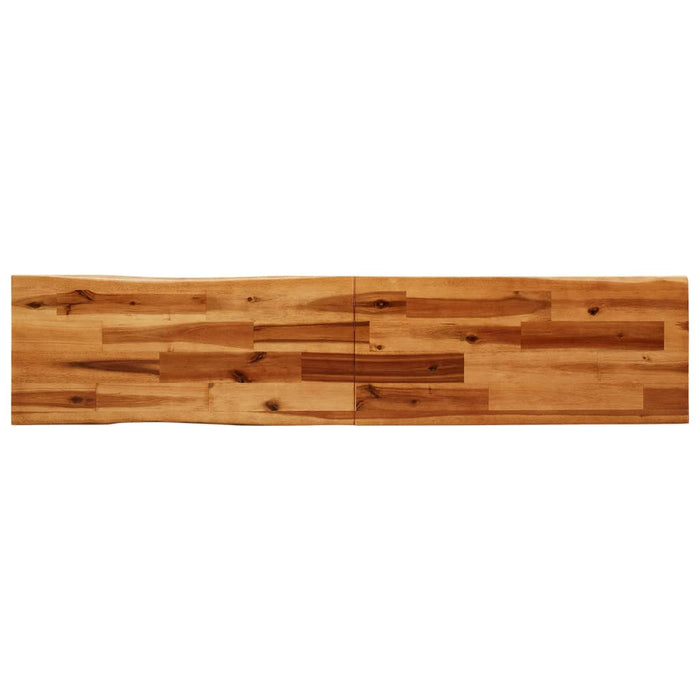 Set de masă din 3 piese, margini naturale, lemn masiv de acacia - WALTI WALTI