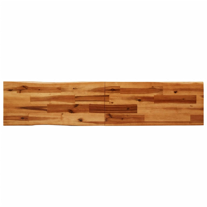 Set de masă din 3 piese, margini naturale, lemn masiv de acacia - WALTI WALTI