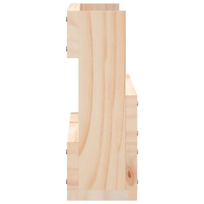 Pantofare de perete, 2 buc., 59x9x23 cm, lemn masiv pin - WALTI WALTI