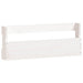 Pantofare de perete, 2 buc., alb, 59x9x23 cm, lemn masiv pin - WALTI WALTI