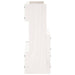 Pantofare de perete, 2 buc., alb, 59x9x23 cm, lemn masiv pin - WALTI WALTI