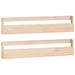Pantofare de perete, 2 buc., 110x9x23 cm, lemn masiv pin - WALTI WALTI