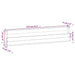 Pantofare de perete, 2 buc., 110x9x23 cm, lemn masiv pin - WALTI WALTI