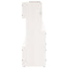 Pantofare de perete, 2 buc., alb, 110x9x23 cm, lemn masiv pin - WALTI WALTI