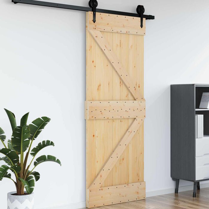 Ușă NARVIK natural 95 x 210 cm Lemn de Pin Solid - WALTI WALTI