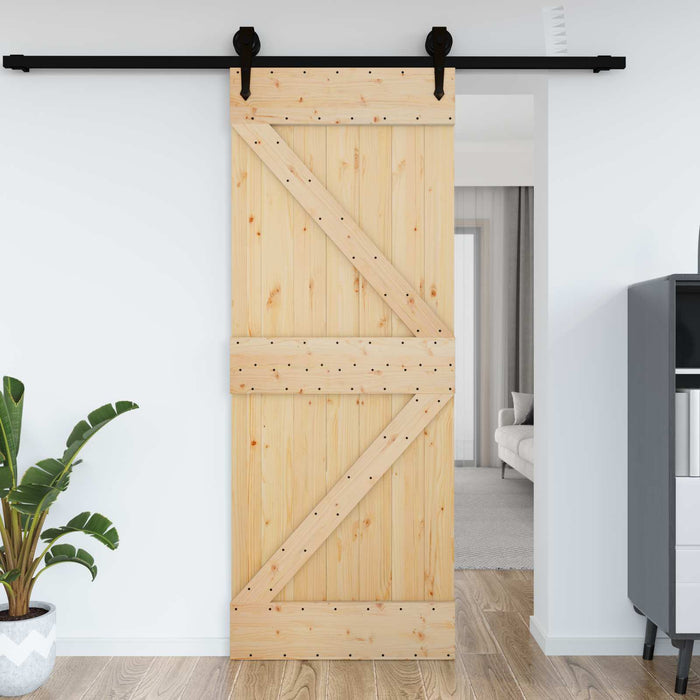 Ușă NARVIK natural 95 x 210 cm Lemn de Pin Solid - WALTI WALTI