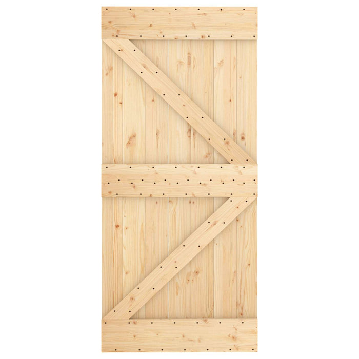 Ușă NARVIK natural 95 x 210 cm Lemn de Pin Solid - WALTI WALTI