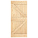 Ușă NARVIK natural 95 x 210 cm Lemn de Pin Solid - WALTI WALTI
