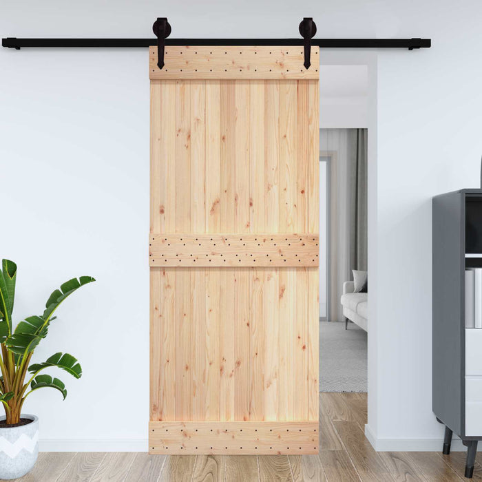 Ușă NARVIK natural 70 x 210 cm Lemn de Pin Solid - WALTI WALTI