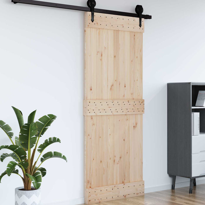 Ușă NARVIK natural 80 x 210 cm Lemn de Pin Solid - WALTI WALTI