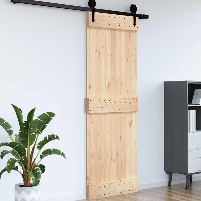 Ușă NARVIK natural 85 x 210 cm Lemn de Pin Solid - WALTI WALTI