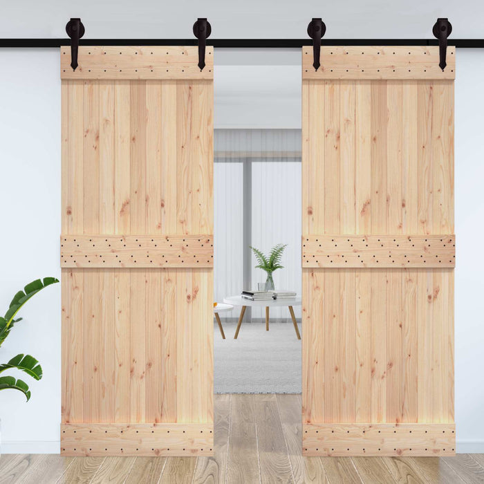 Ușă NARVIK natural 85 x 210 cm Lemn de Pin Solid - WALTI WALTI