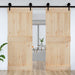 Ușă NARVIK natural 90 x 210 cm Lemn de Pin Solid - WALTI WALTI