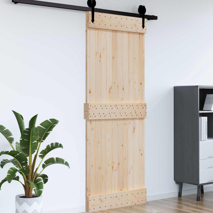 Ușă NARVIK natural 95 x 210 cm Lemn de Pin Solid - WALTI WALTI