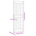 Ușă NARVIK natural 70 x 210 cm Lemn de Pin Solid - WALTI WALTI