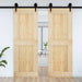 Ușă NARVIK natural 80 x 210 cm Lemn de Pin Solid - WALTI WALTI