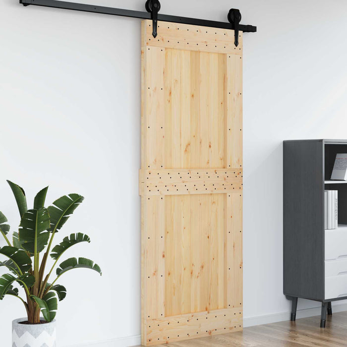 Ușă NARVIK natural 90 x 210 cm Lemn de Pin Solid - WALTI WALTI