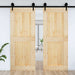 Ușă NARVIK natural 90 x 210 cm Lemn de Pin Solid - WALTI WALTI