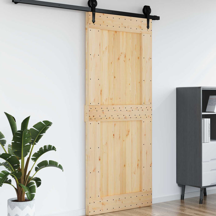 Ușă NARVIK natural 95 x 210 cm Lemn de Pin Solid - WALTI WALTI