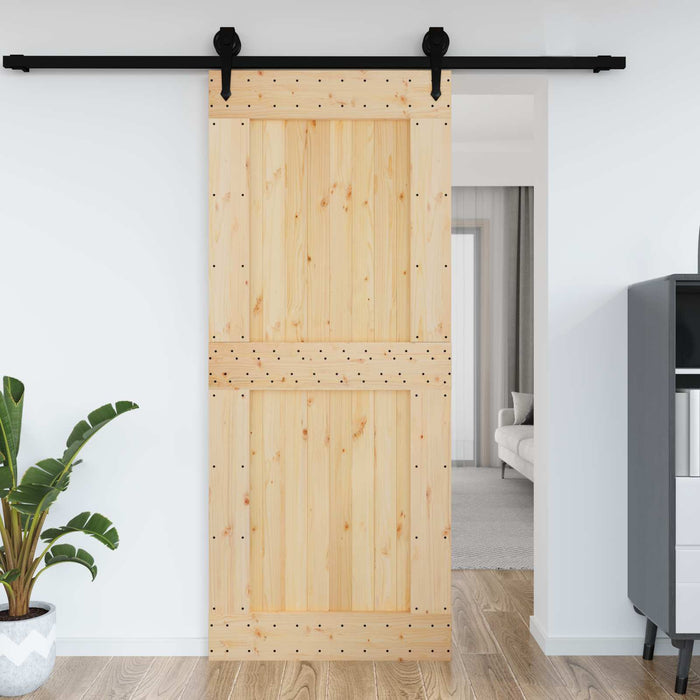 Ușă NARVIK natural 95 x 210 cm Lemn de Pin Solid - WALTI WALTI