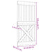 Ușă NARVIK natural 95 x 210 cm Lemn de Pin Solid - WALTI WALTI