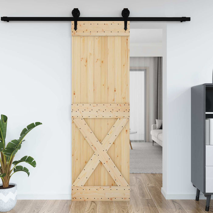 Ușă NARVIK natural 70 x 210 cm Lemn de Pin Solid - WALTI WALTI