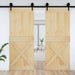 Ușă NARVIK natural 90 x 210 cm Lemn de Pin Solid - WALTI WALTI