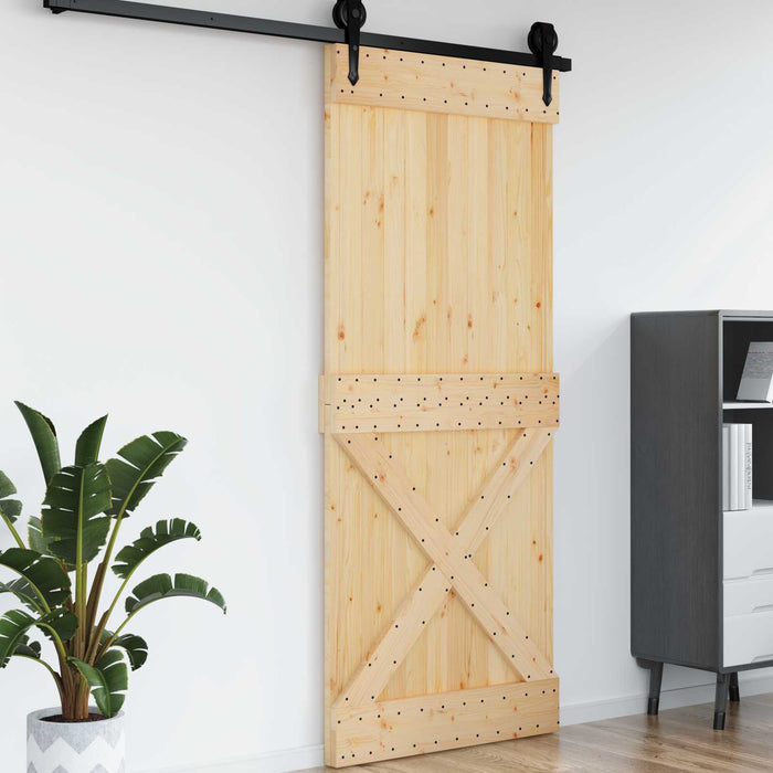 Ușă NARVIK natural 95 x 210 cm Lemn de Pin Solid - WALTI WALTI
