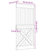 Ușă NARVIK natural 95 x 210 cm Lemn de Pin Solid - WALTI WALTI