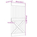 Ușă NARVIK natural 100 x 210 cm Lemn de Pin Solid - WALTI WALTI