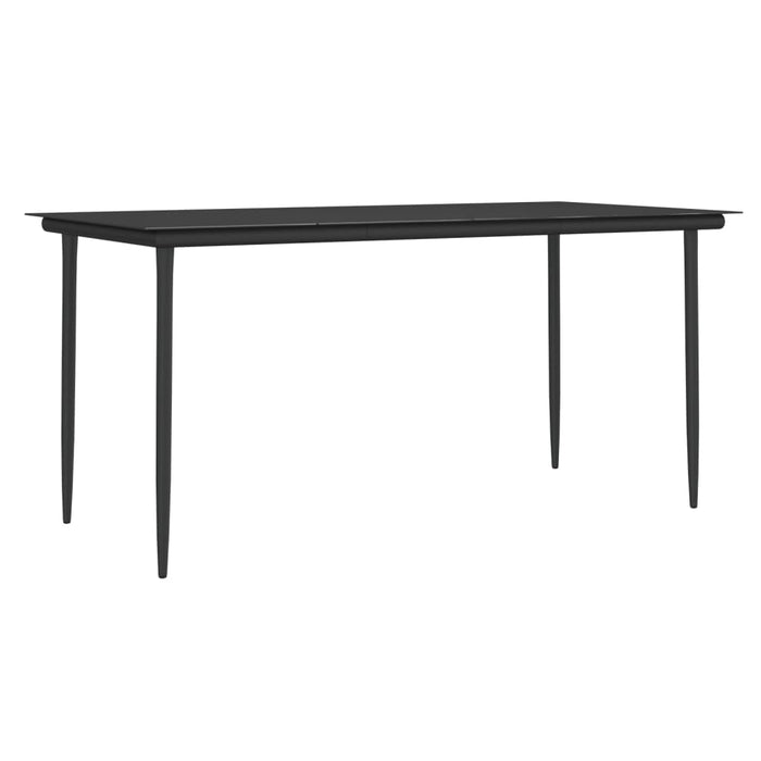 Set mobilier de grădină cu perne, 7 piese, poliratan și oțel WALTI