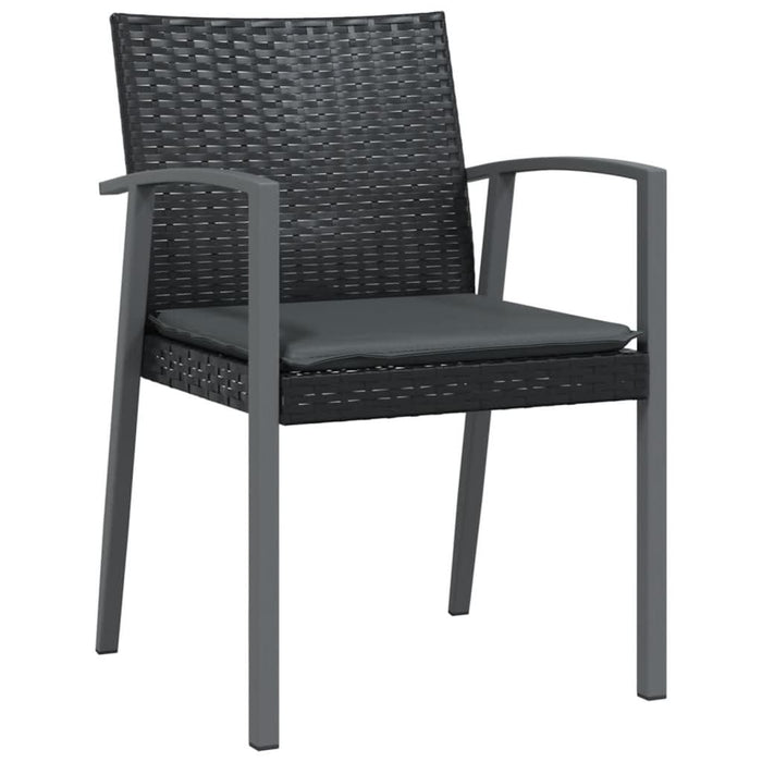 Set mobilier de grădină cu perne, 5 piese, poliratan și oțel - WALTI WALTI
