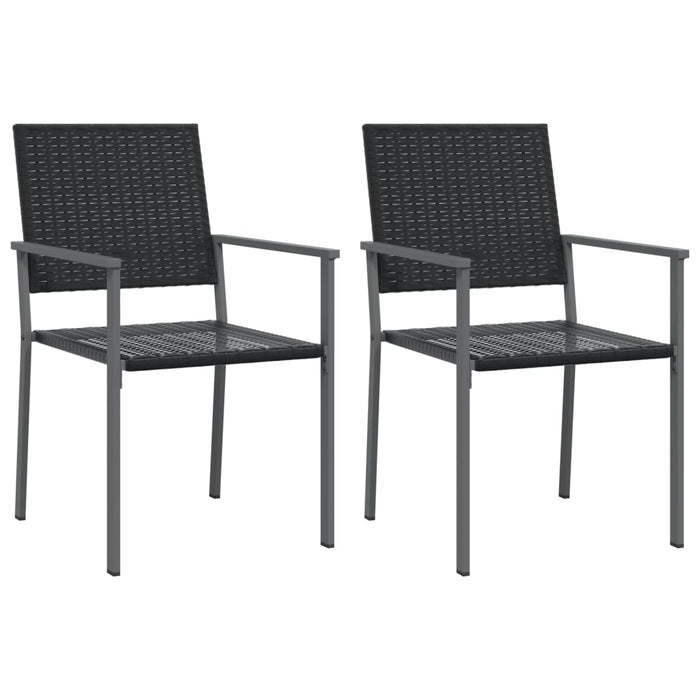 Set mobilier de grădină, 3 piese, poliratan și oțel - WALTI WALTI